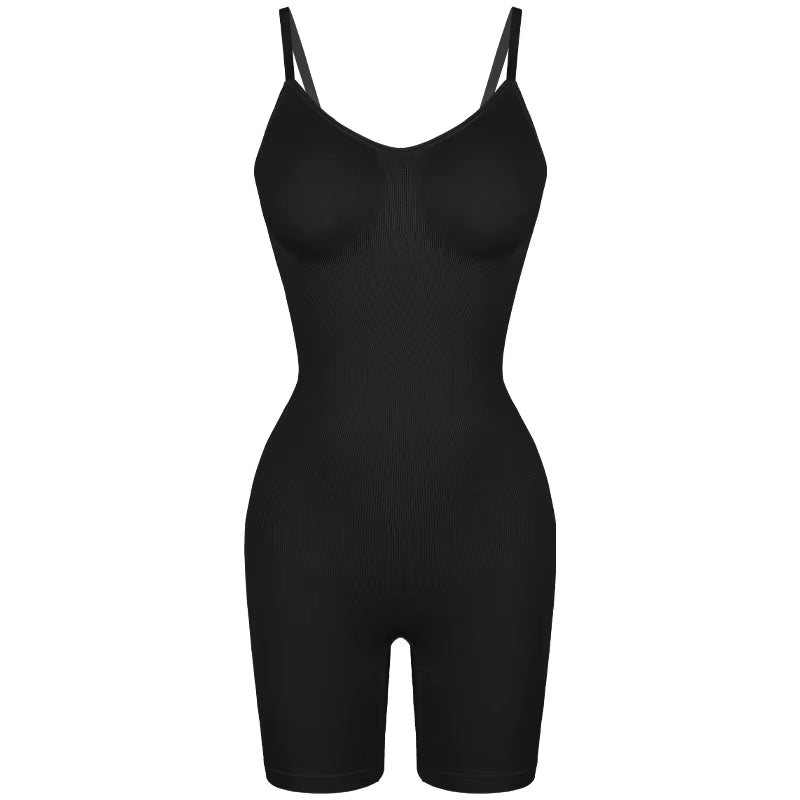 New Bodysuit Shapewear Women Tank Top Tummy Control Full Body Shaper anti Chafing Shorts Slimming Waist Trainer Butt Lifter