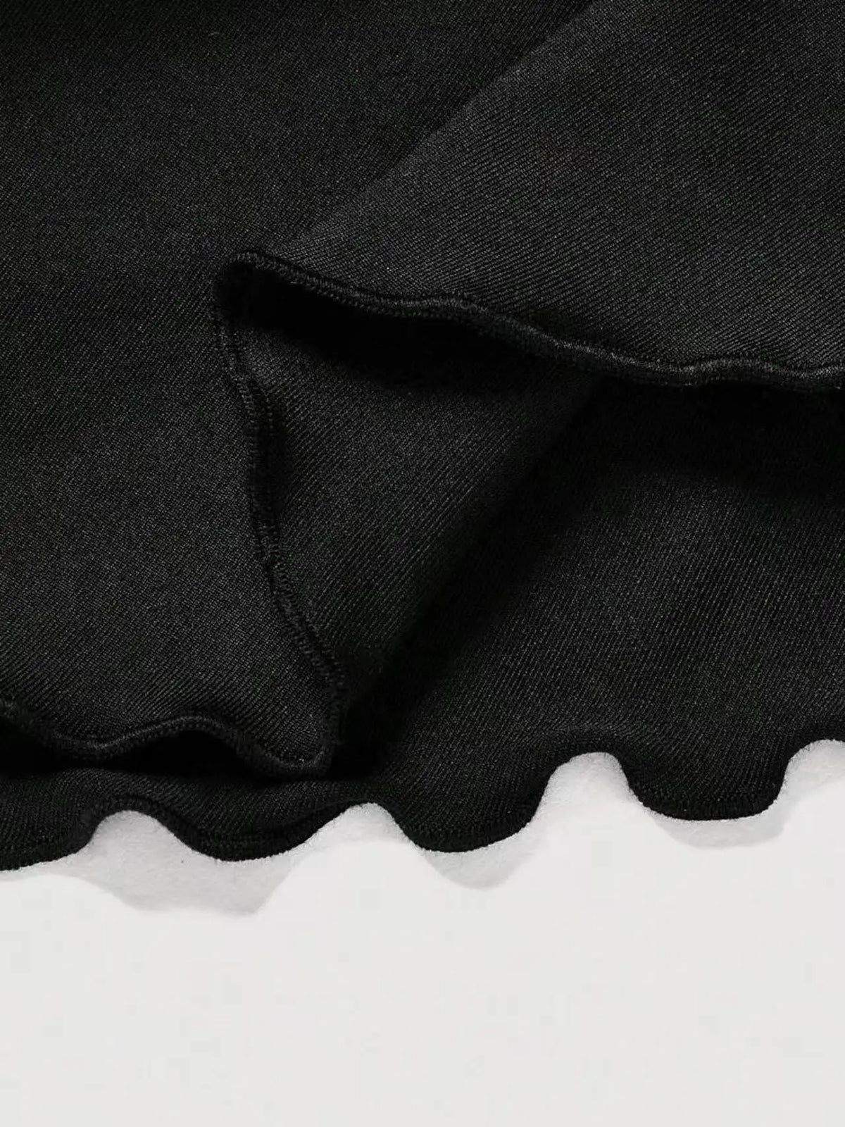 Drawstring and Fold Detail Solid Color Cake Skirt, Spring/Summer, Party Skirt, Beach Skirt, Summer Vacation Outfits