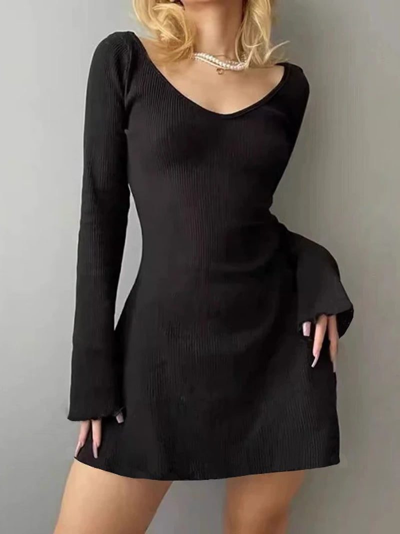 European and American Style Yoga Dress for Spring Women Fashionable and Simple Solid Colorback Strap Waist Cinching Sports Dress
