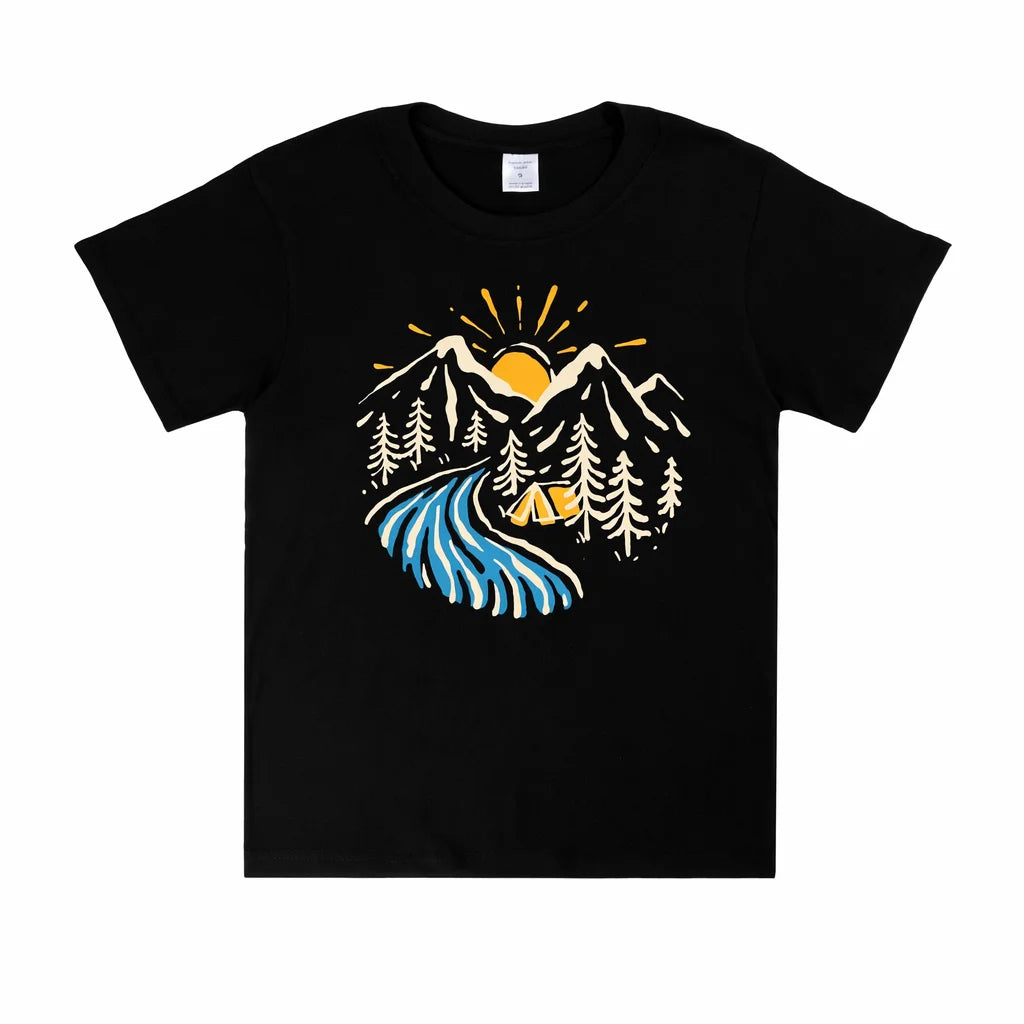 Women'S Mountain Camping Graphic T Shirt 100% Cotton Oversized Crew Neck Short Sleeve Outdoor Adventure Tee